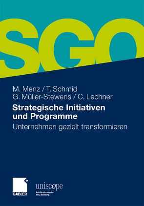 Strategische Initiativen und Programme von Lechner,  Christoph, Menz,  Markus, Mueller-Stewens,  Guenter, Schmid,  Torsten