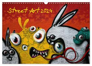 Street-Art 2024 / CH-Version (Wandkalender 2024 DIN A3 quer), CALVENDO Monatskalender von Stolzenburg,  Kerstin