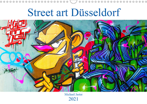 Street art Düsseldorf Michael Jaster (Wandkalender 2021 DIN A3 quer) von Jaster Fotografie Düsseldorf,  Michael