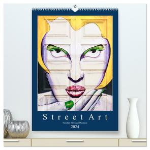 Street Art – Funchals Türen der Phantasie (hochwertiger Premium Wandkalender 2024 DIN A2 hoch), Kunstdruck in Hochglanz von Meyer,  Dieter