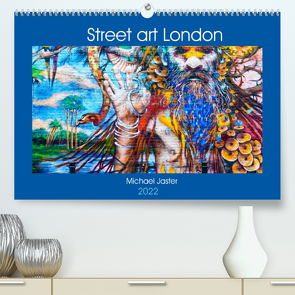 Street art London Michael Jaster (Premium, hochwertiger DIN A2 Wandkalender 2022, Kunstdruck in Hochglanz) von Jaster,  Michael
