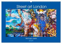 Street art London Michael Jaster (Wandkalender 2024 DIN A2 quer), CALVENDO Monatskalender von Jaster,  Michael