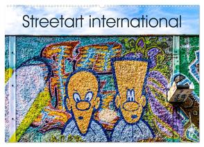 Streetart international (Wandkalender 2024 DIN A2 quer), CALVENDO Monatskalender von Schön,  Berlin,  Andreas