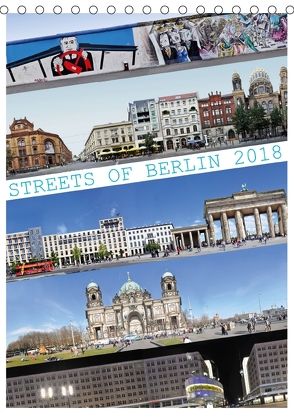 Streets of Berlin 2018 (Tischkalender 2018 DIN A5 hoch) von Rom / PANORAMASTREETLINE.COM,  Jörg