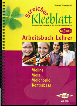 Streicher-Kleeblatt, Arbeitsbuch für Lehrer von Drebenstedt,  Simone