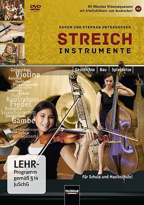 Streichinstrumente DVD von Unterberger,  Kerem, Unterberger,  Stephan