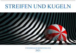 STREIFEN UND KUGELN (Wandkalender 2021 DIN A2 quer) von Hubmann,  Hellmut