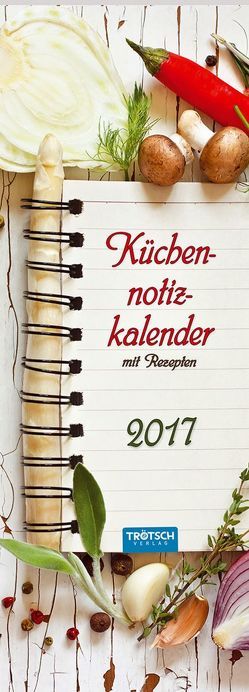 Streifenkalender Küchennotiz 2017
