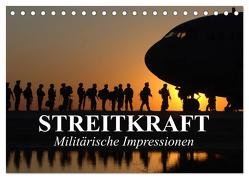 Streitkraft. Militärische Impressionen (Tischkalender 2024 DIN A5 quer), CALVENDO Monatskalender von Stanzer,  Elisabeth