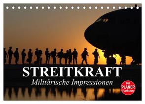 Streitkraft. Militärische Impressionen (Tischkalender 2024 DIN A5 quer), CALVENDO Monatskalender von Stanzer,  Elisabeth