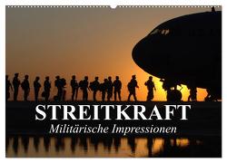 Streitkraft. Militärische Impressionen (Wandkalender 2024 DIN A2 quer), CALVENDO Monatskalender von Stanzer,  Elisabeth