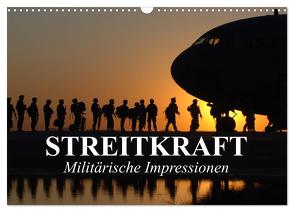 Streitkraft. Militärische Impressionen (Wandkalender 2024 DIN A3 quer), CALVENDO Monatskalender von Stanzer,  Elisabeth