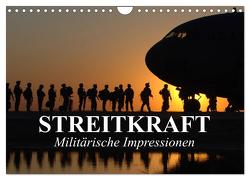 Streitkraft. Militärische Impressionen (Wandkalender 2024 DIN A4 quer), CALVENDO Monatskalender von Stanzer,  Elisabeth