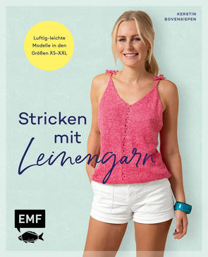 Stricken mit Leinengarn von Bovensiepen,  Kerstin