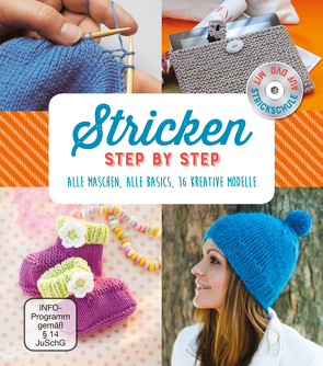 Stricken – Step by Step. Mit Strickschule auf DVD