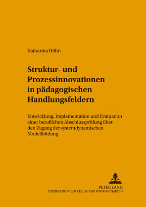 Struktur- und Prozessinnovationen in pädagogischen Handlungsfeldern von Höhn,  Katharina