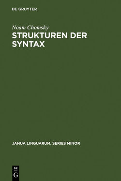 Strukturen der Syntax von Chomsky,  Noam, Lange,  Klaus P.
