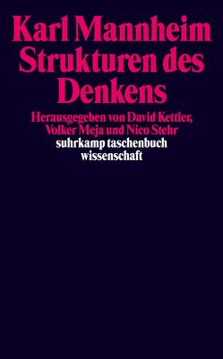 Strukturen des Denkens von Kettler,  David, Mannheim,  Karl, Meja,  Volker, Stehr,  Nico