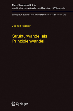 Strukturwandel als Prinzipienwandel von Rauber,  Jochen