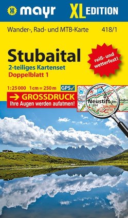 Stubaital XL (2-Karten-Set) von KOMPASS-Karten GmbH