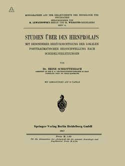 Studien über den Hirnprolaps von Schrottenbach,  Heinz