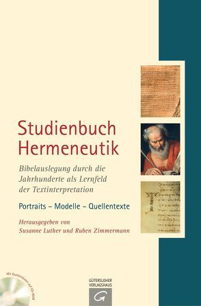 Studienbuch Hermeneutik von Luther,  Susanne, Zimmermann,  Ruben