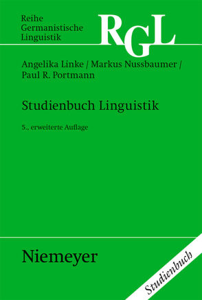 Studienbuch Linguistik von Linke,  Angelika, Nussbaumer,  Markus, Portmann,  Paul R.