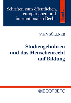 Studiengebühren und das Menschenrecht auf Bildung von Söllner,  Sven