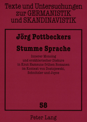 Stumme Sprache von Pottbeckers,  Jörg