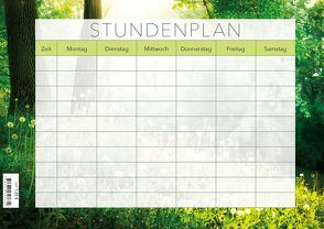 Stundenplan Auszeit 2-seitig – (30 x 21) von ALPHA EDITION