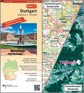 Stuttgart von BKG - Bundesamt für Kartographie und Geodäsie