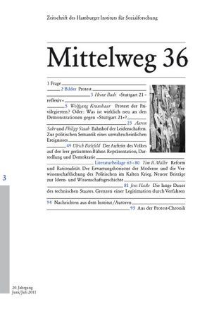 Stuttgart 21 – reflexiv von Bielefeld,  Ulrich, Bude,  Heinz, Hacke,  Jens, Kraushaar,  Wolfgang, Müller,  Tim B., Sahr,  Aaron, Staab,  Philipp