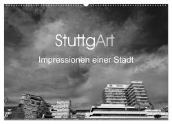 StuttgArt – Impressionen einer Stadt (Wandkalender 2024 DIN A2 quer), CALVENDO Monatskalender von Ridder,  Andy