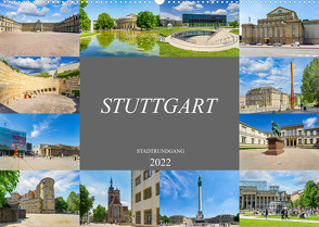 Stuttgart Stadtrundgang (Wandkalender 2022 DIN A2 quer) von Meutzner,  Dirk