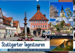 Stuttgarter Tagestouren (Wandkalender 2023 DIN A2 quer) von Huschka,  Klaus-Peter