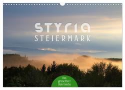 Styria – Steiermark (Wandkalender 2024 DIN A3 quer), CALVENDO Monatskalender von Reichenauer,  Maria