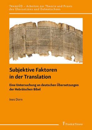 Subjektive Faktoren in der Translation von Dorn,  Ines