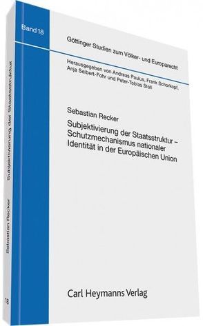 Subjektivierung der Staatsstruktur von Recker,  Sebastian