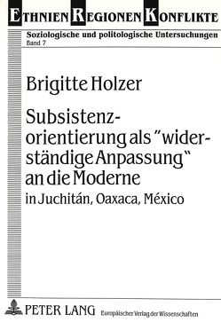 Subsistenzorientierung als «widerständige Anpassung» an die Moderne von Holzer,  Brigitte