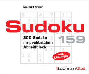 Sudoku Block 159 (5 Exemplare à 2,99 €) von Krüger,  Eberhard