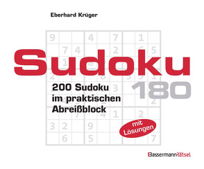 Sudoku Block 180 (5 Exemplare à 2,99 €) von Krüger,  Eberhard