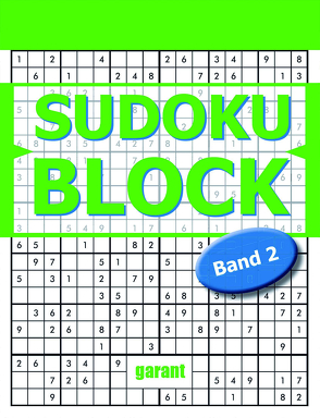 Sudoku Block Band 2 von garant Verlag GmbH