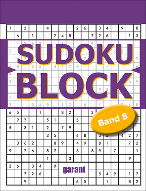 Sudoku Block Band 8 von garant Verlag GmbH