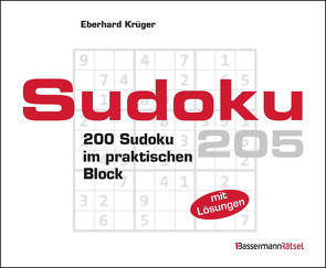Sudokublock 205 (5 Exemplare à 2,99 €) von Krüger,  Eberhard