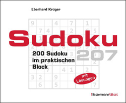 Sudokublock 207 (5 Exemplare à 2,99 €) von Krüger,  Eberhard