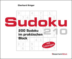 Sudokublock 210 (5 Exemplare à 2,99 €) von Krüger,  Eberhard