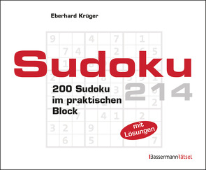 Sudokublock 214 (5 Exemplare à 2,99 €) von Krüger,  Eberhard