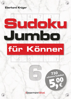 Sudokujumbo für Könner 6 von Krüger,  Eberhard