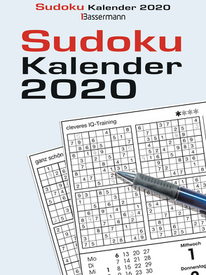 Sudokukalender 2020 von Krüger,  Eberhard