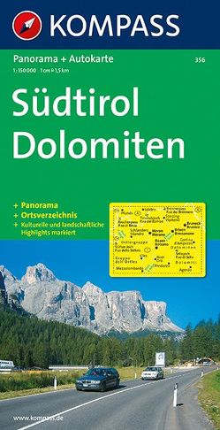Südtirol, Dolomiten von KOMPASS-Karten GmbH
